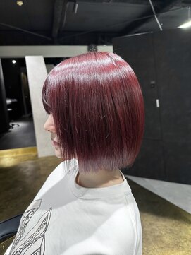 ハンナ 札幌(HANNAH) #レッド#ブリーチ無し#ボブ