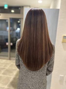 アクロス ヘアーデザイン 溝の口店(across hair design) グレーカラー＋ハイライト
