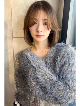 トルネード(TORNADO) フェイスレイヤー前下がりボブ　n3.8