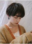 マッシュショート/ショートヘア/ショートボブ/ニュアンスパーマ