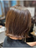 ぱつっとボブ/アッシュベージュ［馬込沢/鎌ヶ谷/船橋］