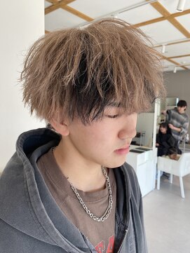 コト 福井大和田店(coto) ミルクティーベージュ　デザインカラー　ツートンカラー