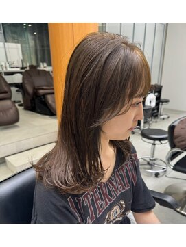 ガリカ 大名(Gallica) <オバマ>ブリーチなしダブルカラーで叶う透明感オリーブベージュ