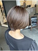 白髪を活かした白髪ぼかしハイライト