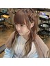 【ヘアセットハーフアップ】￥2,200～