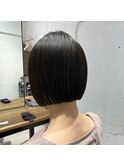 切りっぱなしボブ