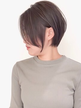 ゴカン バイ ジル ブラン 名古屋(Gokan by JIL BLAN) ハイライトバレイヤージュダブルカラーショートカット　30代40代