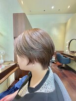 エルサフィロ ヨドヤバシ(el zafiro yodoyabashi) 【el zafiro yodoyabashi】白髪馴染ませアッシュショート