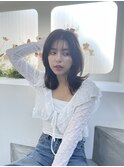 レイヤーカット×ストレートアイロン仕上げ