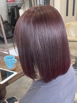 モワ 仙台(Mois) ピンクバイオレットカラー 髪質改善/10代20代30代/仙台/青葉区