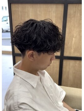 メンズギフト(men's GIFT) 刈り上げツーブロック波巻きスパイラルパーマメンズマッシュ