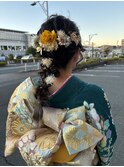 編みおろしアレンジ