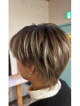 ロム 札幌大通(LOM) メンズエクステマイクロ編みハイライト