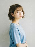 毛先カールカールの軽やか外ハネボブ