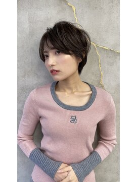 ロンドロゼ 池袋(Lond rose) ♪ミニウルフレイヤーカット顔周り前髪韓国ショートボブ/池袋