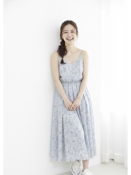 ニコフル(Nico-Hulu) 抜け感ミディアム×ピンクベージュ【人形町/浜町/水天宮】