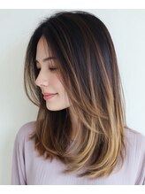 ロアールアオイ(LOAOL AOI)&nbsp;【ハイライトロング】カット&カラーはLOAOLにお任せください♪