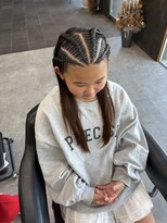 ガルボヘアー 桟橋店(garbo hair) ハーフコーンロウ 4本 特殊セット イベントヘア 体育祭