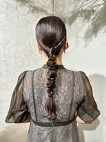 アミー 銀座(Ammy)&nbsp;結婚式ヘアセット♪yu #お呼ばれヘア#ヘアセット#ヘアアレンジ
