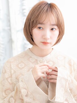 武蔵小杉/髪質改善/ハイトーンカラー×ボブレイヤーショートg