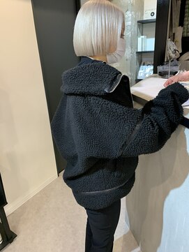 ペレ 原宿(PELE) 着物ヘア/大人ガーリー/ダークアッシュ/似合わせカット/原宿