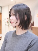 ルエ(rue)&nbsp;大人可愛い20代30代40代50代ウルフレイヤーボブ丸みショートボブ