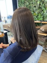 インデペンデンス(independence) 【四条烏丸】ブリーチなしオリーブベージュ×ミディアムレイヤー