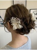結婚式ヘアセット