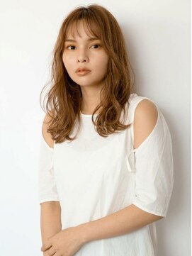 アッシュ 志木南口店(Ash) 透け感グレージュ/前髪パーマ/ウェーブヘア