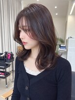 エラン トウキョウ 学芸大学店(elan tokyo)&nbsp;透明感ブラウン/レイヤーカット/くびれ/顔まわりカット