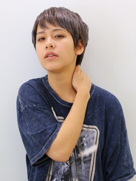 ハコ(HACO) ［HACO］外国人風ショート☆　ダークアッシュ