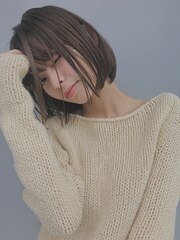 大人可愛いsimple bob【Luxe井上彩】