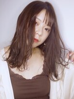 ビーハイブ 一番町店 アヴェダ(BEHIVE)&nbsp;大人かわいいヌーディーブランジュ×シースルーバング