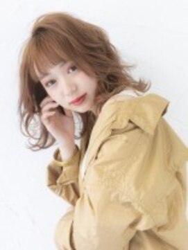 アジールヘア 北千住駅西口店(agir hair) 優しげウェーブのモテ髪ヘアくびれミディ【北千住】