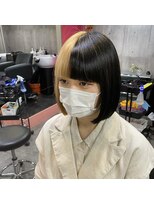 インク 渋谷(INK.)&nbsp;センターツートンカラーボブ