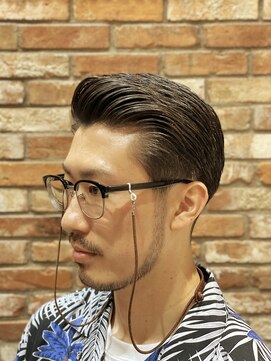 ヒロギンザバーバーショップ 丸の内店(HIRO GINZA BARBER SHOP) ロングトリム×七三×クラシック【東京駅/丸の内/バーバー】