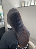 【髪質改善】艶髪ストレート　カラーエステ
