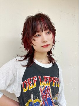 パーク(PAAQ) レイヤーカット/ウルフカット /ウルフ /デザインカラー