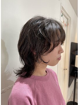 アクアオモテサンドウ(ACQUA omotesando) ＊ゆるふわナチュラルウルフパーマ！ネオウルフレイヤーカット