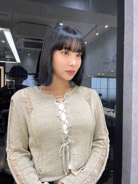 ロンドソレイユ 池袋(Lond soleil) ボブ/前髪カット/レイヤーカット×ケアブリーチ/デザインカラー