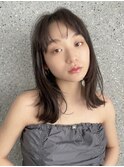 【akane】ミディアムレイヤーうぶ毛パーマ韓国顔周りおくれ毛