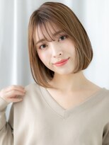 ドクターズサロン LAB 小山店 透明感あるメルティカラーで小顔ツヤ感ボブｌ小山20代30代40代