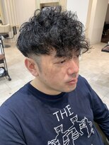 アッシュ 仙川店(Ash)&nbsp;クセが強くてもOK！クセを活かしたメンズカット　ツーブロック