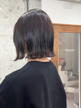 サクラ 岐阜(SAKURA) タッセルボブ　地毛風ストレート　縮毛矯正　髪質改善カラー