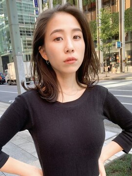 ビュートリアム265(BEAUTRIUM 265) ◎ミディアム/くびれレイヤー/レイヤーカット/顔周りカット/銀座