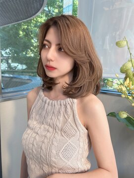 リリー(Lilley) 【lilley 稲永麻衣】レイヤーカット+顔まわりカット+韓国ヘア