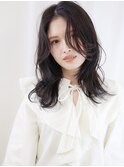 グレージュカラー/ダークトーンカラー/レイヤーカット/