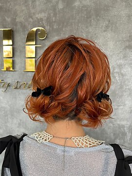 エルフ(elf) ヘアセット/ヘアアレンジ/アップ/ハーフアップ/ミディアム/ボブ