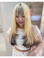 アクシス 栄ガスビル店(`AXIS) 【 HIYORI 】" 抜きっぱなしブロンド × エンドカラー "