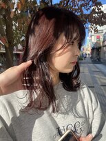 プランタン フォー ヘアー(printemps FOR HAIR)&nbsp;__ピンクブラウン__秋カラー__ピンクカラー